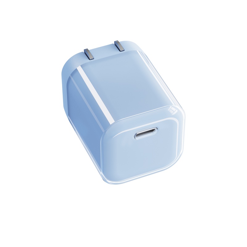 GS-30W0317 30W / 33W 1C Mini Transparent Dual-Color GaN Gallium Nitride