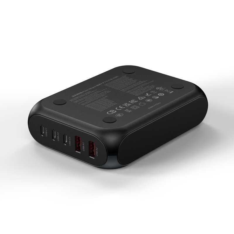 GS-W188A0957 188W 3C2A PD3.1 GaN Gallium Nitride Desktop Charger